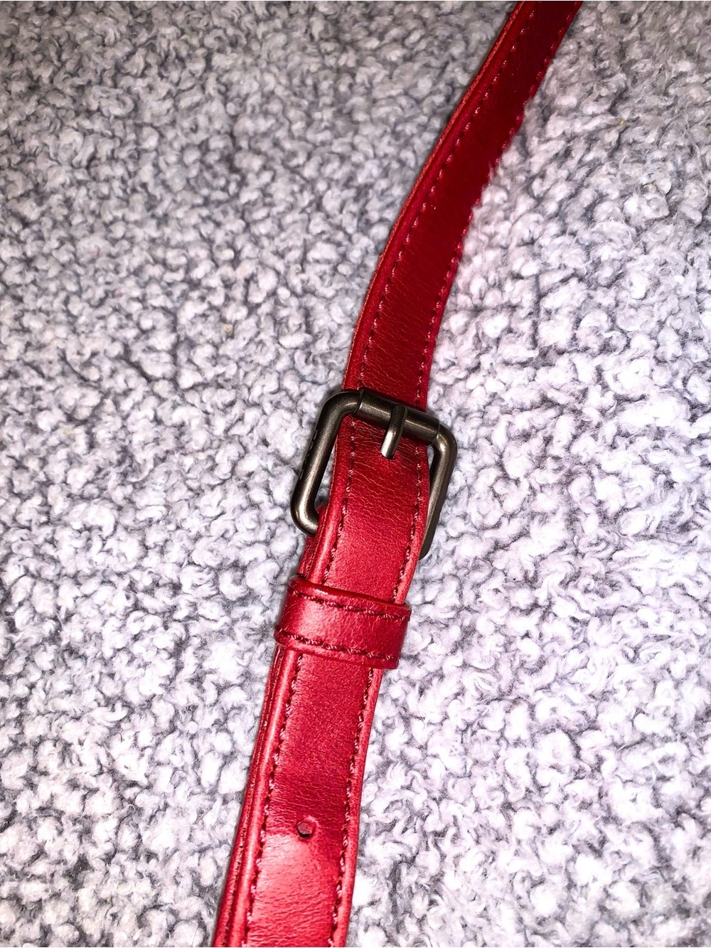 Frye Melissa Genuine Leather crossbody Purse Red - Picture 11 of 11